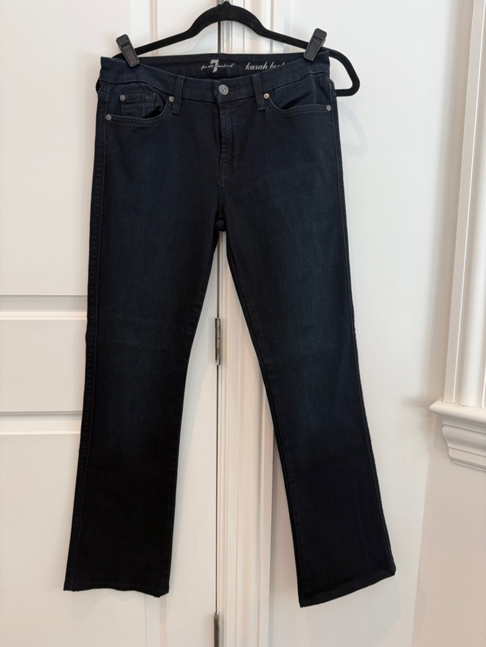 7 For All Mankind Low-rise Karah Bootcut Jeans Size 30